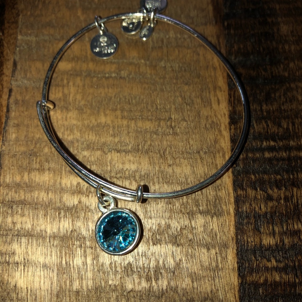 Alex and Ani March Birthstone Bracelet